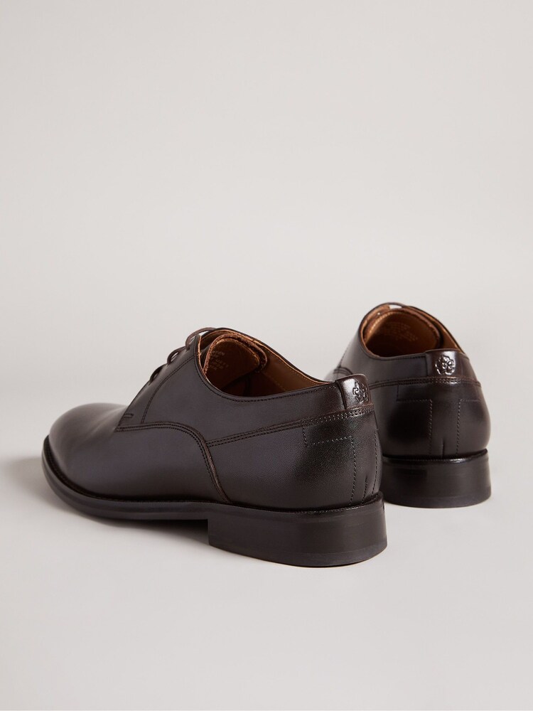 بني - حذاء ديربي رسمي جلد Kampten من Ted Baker - Image 3 of 5