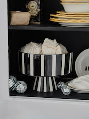 Rockett St George Black/White Stripe Bowl - Image 1 of 3