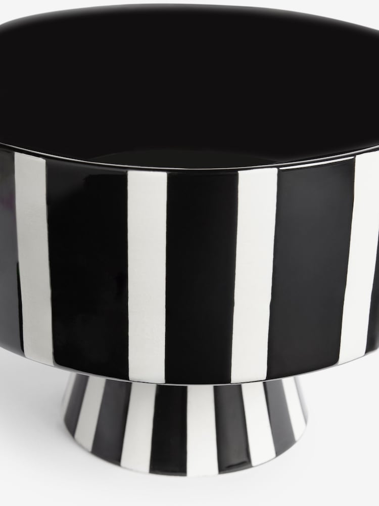 Rockett St George Black/White Stripe Bowl - Image 3 of 3