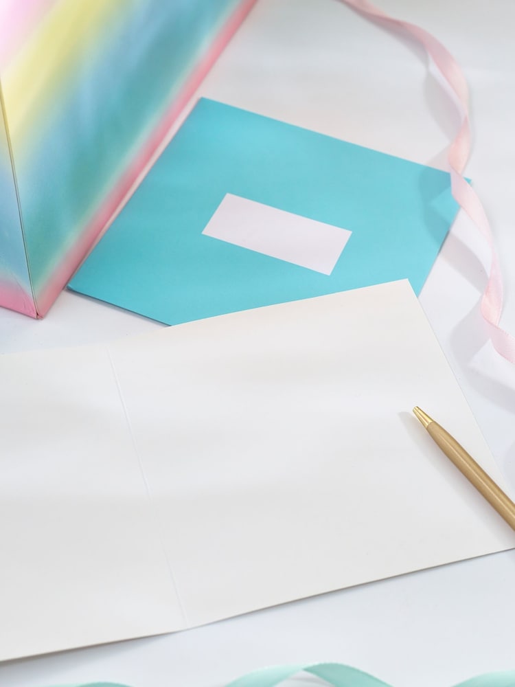 Pastel Ombre Card and Gift Bag Set - Image 2 of 4 Pastel Ombre Card and Gift Bag Set - Image 2 of 4
