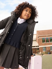 Clarks Black Waterproof Girls Parka Coat - Image 2 of 19
