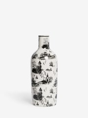 Rockett St George Black/White Willow Toile Bottle Vase - Image 7 of 10