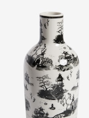 Rockett St George Black/White Willow Toile Bottle Vase - Image 8 of 10