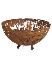 Fallen Fruits Orange Garden Laser Cut Woodland Fire Bowl - Image 2 of 2