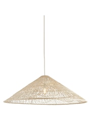 Searchlight Natural Connie Cone Shaped Rattan Shade - Image 2 of 3