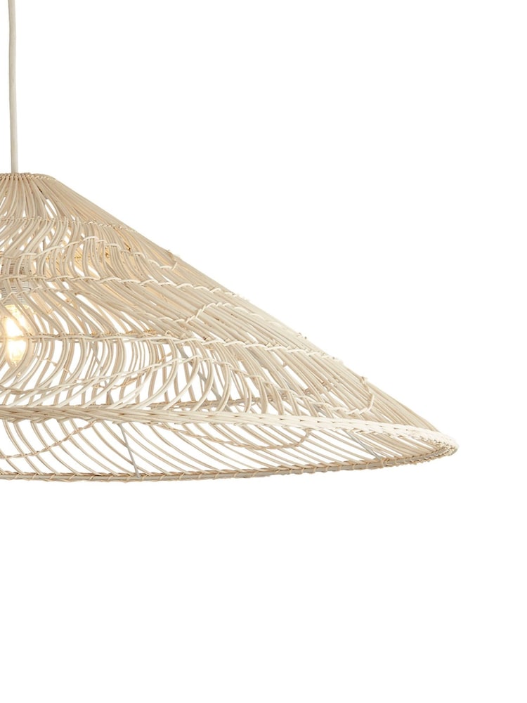 Searchlight Natural Connie Cone Shaped Rattan Shade - Image 3 of 3
