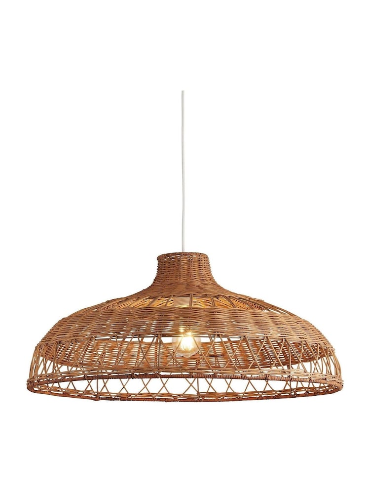 Searchlight Natural Hatti Rattan Lamp Shade - Image 2 of 3