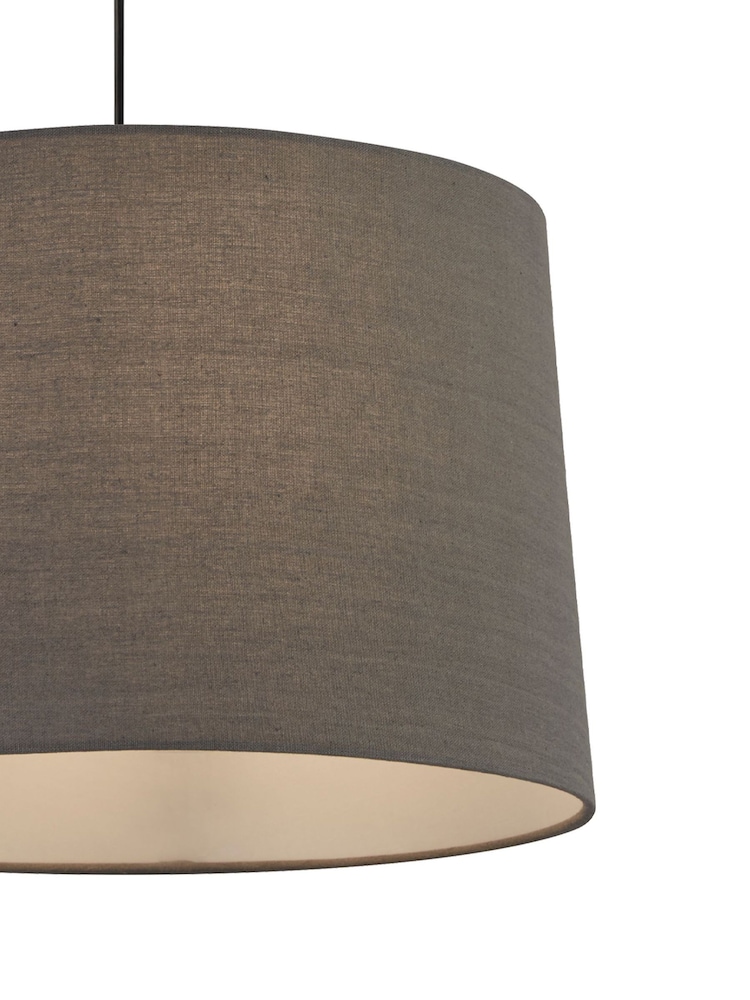 Searchlight Dawn Grey Tapered Linen Shade - Image 4 of 4