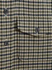Reiss Green Kane Senior Checked Twin Pocket Overshirt - Image 7 of 7