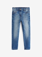 Mid Blue Regular Fit Skinny Jeans (3-16yrs) - Image 1 of 3