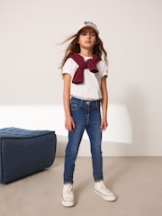 Denim Dark Wash Regular Fit Skinny Jeans (3-16yrs) - Image 2 of 8