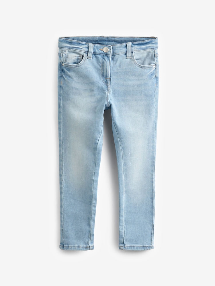 Denim Light Wash Regular Fit Skinny Jeans (3-16yrs) - Image 1 of 3