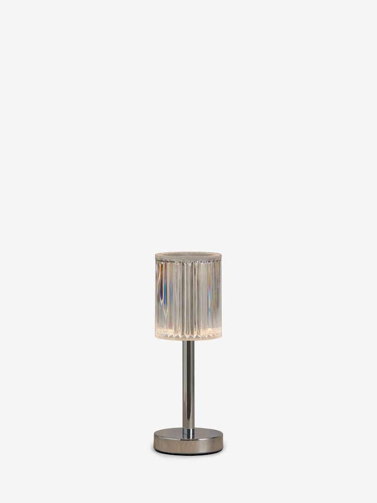 Brushed Nickel Albus Rechargeable Ambient Wireless Table Lamp - Image 5 of 5