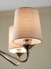 5 Pack Neutral Tweedy Plain Candle Light Shades - Image 3 of 5