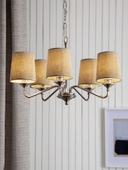 5 Pack Ochre Yellow Tweedy Plain Candle Light Shades - Image 1 of 5
