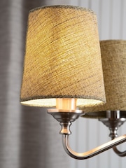 5 Pack Ochre Yellow Tweedy Plain Candle Light Shades - Image 3 of 5