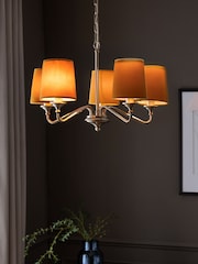 5 Pack Ochre Yellow Velvet Candle Light Shades - Image 1 of 5
