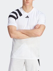 adidas White Fortore 23 Jersey - Image 3 of 8