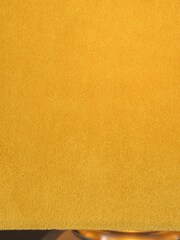 Ochre Yellow Cylindrical Velvet Light Shade - Image 7 of 9
