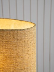Ochre Yellow Oval Tweedy Plain Light Shade - Image 3 of 5