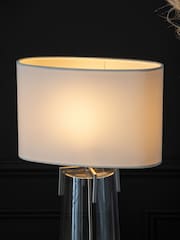 Neutral Oval Velvet Light Shade - Image 1 of 5
