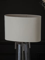 Neutral Oval Velvet Light Shade - Image 2 of 5