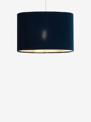 Navy Blue Oval Velvet Light Shade - Image 5 of 5