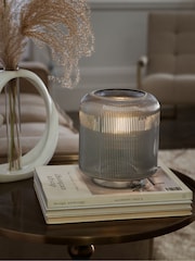 Smoke Grey Evie Battery Operated Ambient Lamp - Image 1 of 7