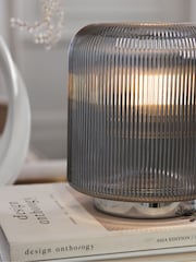 Smoke Grey Evie Battery Operated Ambient Lamp - Image 3 of 7