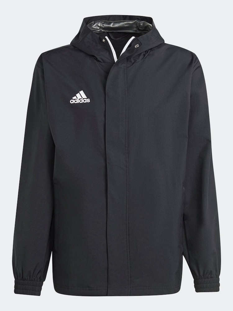 adidas Black Entrada All-Weather Jacket - Image 7 of 7
