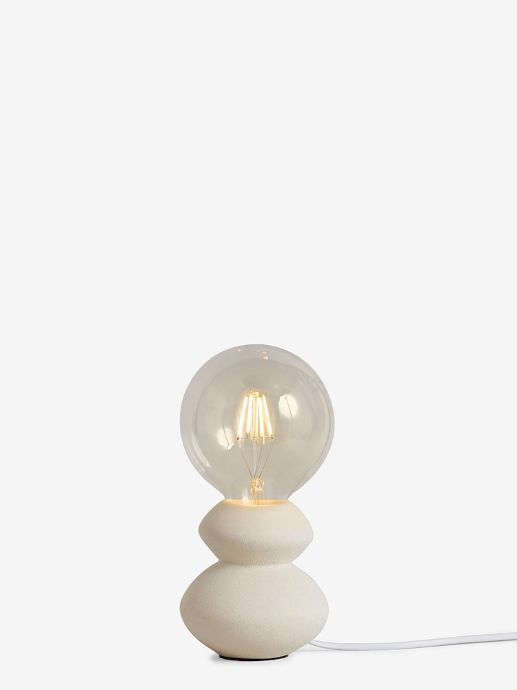 Ivory Cream Hera Table Lamp - Image 4 of 4