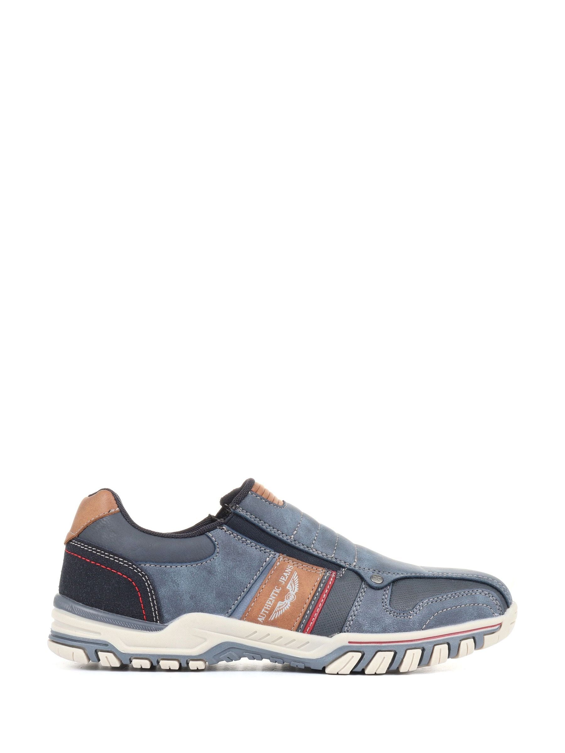 Buy Pavers Wide Fit Mens Slip On Trainers from Next Luxembourg