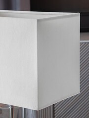 Neutral Rectangular Velvet Light Shade - Image 4 of 5