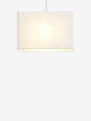 Neutral Rectangular Velvet Light Shade - Image 5 of 5