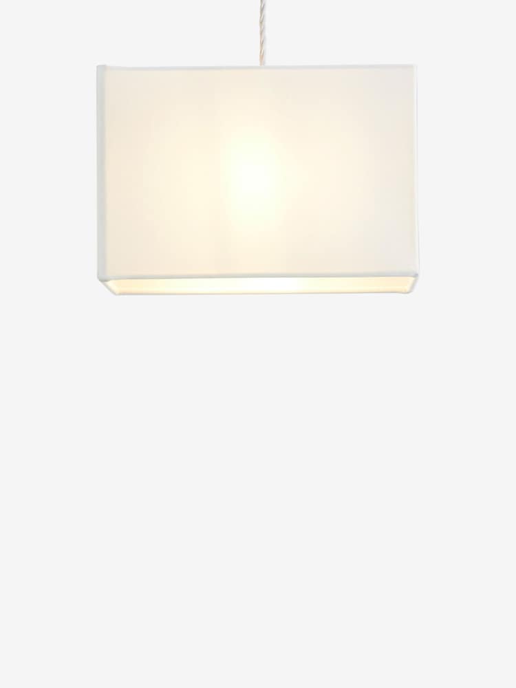 Neutral Rectangular Velvet Light Shade - Image 5 of 5