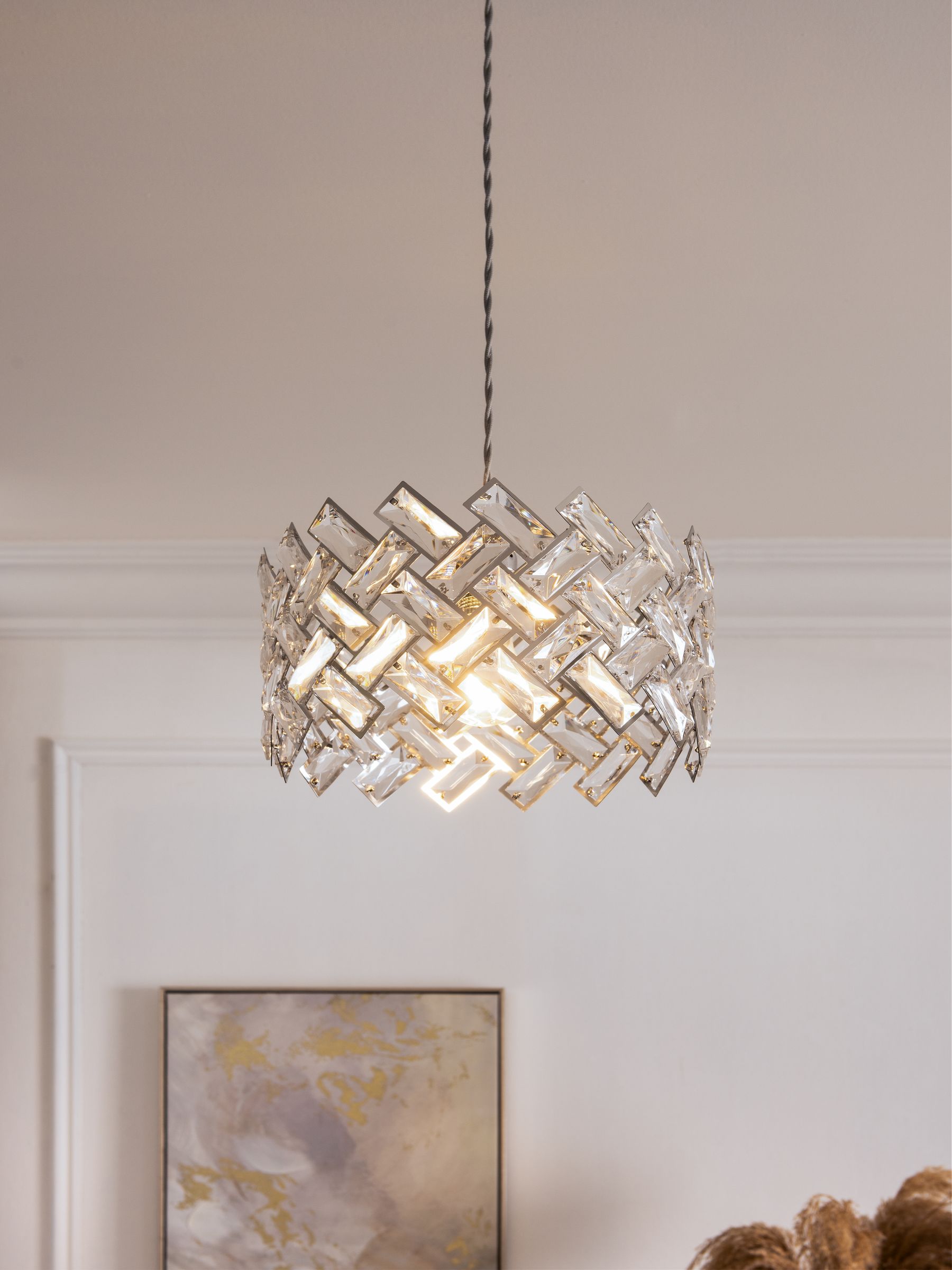 Buy Clear Wentworth Easy Fit Pendant Lamp Shade from Next USA