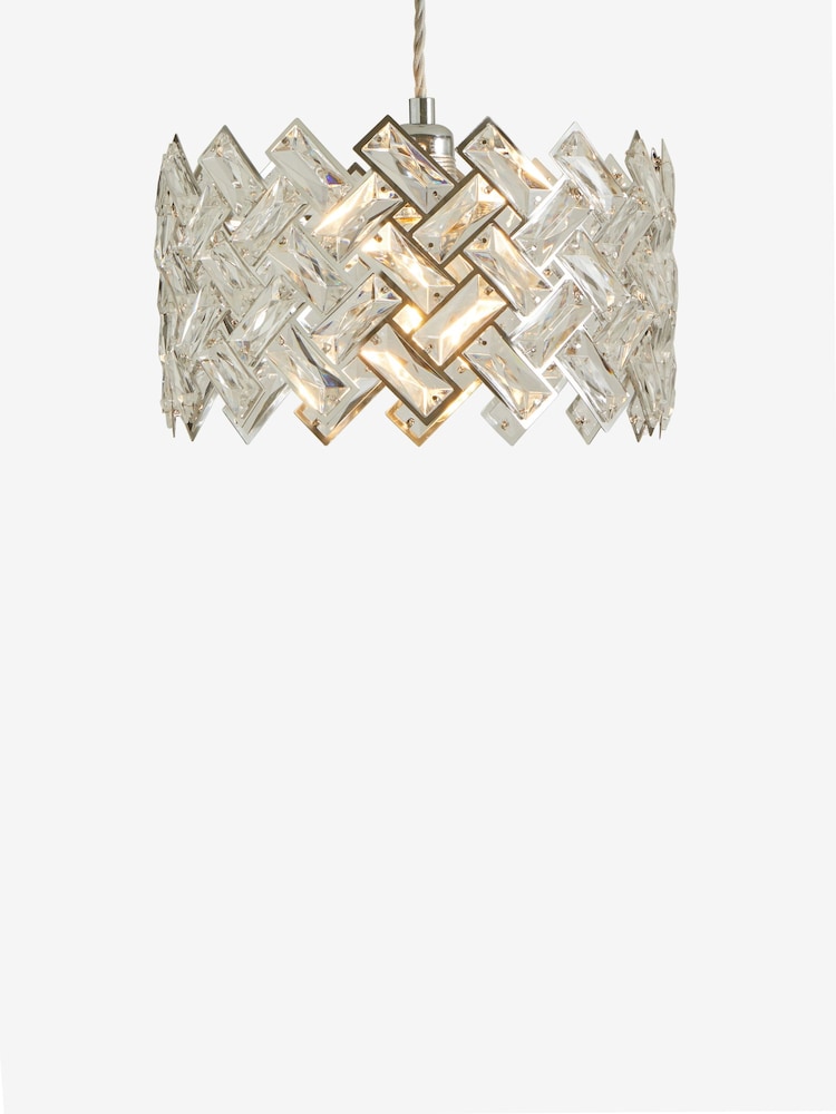 Clear Wentworth Easy Fit Pendant Lamp Shade - Image 6 of 6