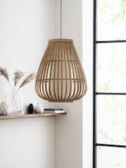 Natural Kita Easy Fit Pendant Lamp Shade - Image 2 of 7