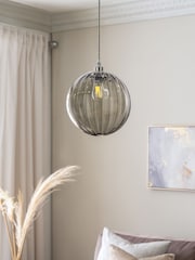 Smoke Grey Bourton Easy Fit Pendant Lamp Shade - Image 2 of 5