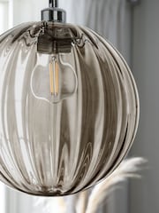 Smoke Grey Bourton Easy Fit Pendant Lamp Shade - Image 4 of 5