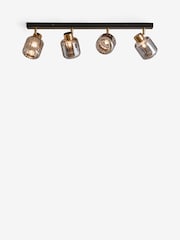 Smoke Grey Jensen 4 Light Bar Ceiling Spot Light - Image 2 of 5