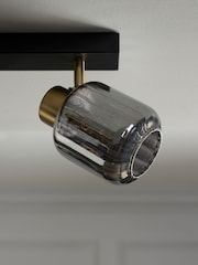 Smoke Grey Jensen 4 Light Bar Ceiling Spot Light - Image 5 of 5