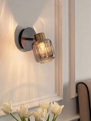 Smoke Grey Jensen Wall Light - Image 1 of 7