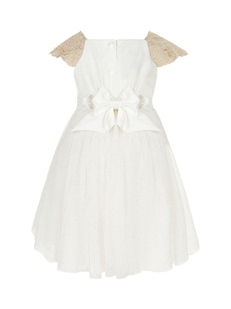 Monsoon Gold Plated Baby Estella Dress - Image 2 of 3