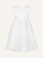 Monsoon White Tulle Flower Girl Dress - Image 3 of 4