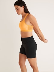 Orange/Black Active Sports High Impact Crop Tops 2 Pack - Image 2 of 10