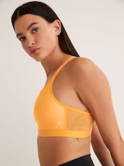 Orange/Black Active Sports High Impact Crop Tops 2 Pack - Image 4 of 10
