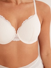 Black/Cream Pad Full Cup Lace Bras 2 Pack - Image 4 of 6