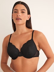 Black/Cream Pad Full Cup Lace Bras 2 Pack - Image 5 of 6
