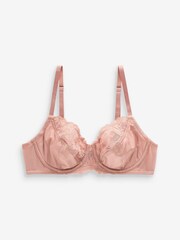 Schwarz geblümt/Pink - Unwattierte BHs mit vollen Körbchen im 2er-Pack - Bild 6 von 6